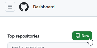 Git repo létrehozás